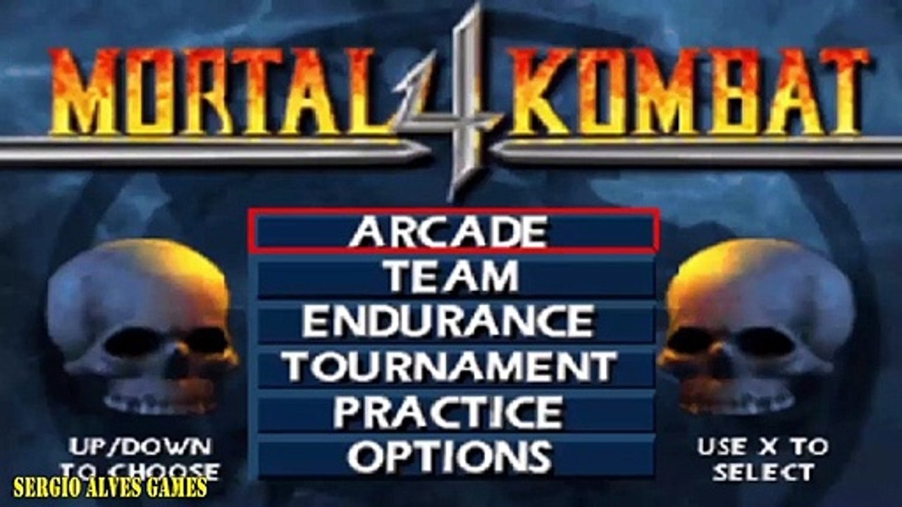 MORTAL KOMBAT 4 - GAMEPLAY COMPLETO COM SCORPION (PS1)