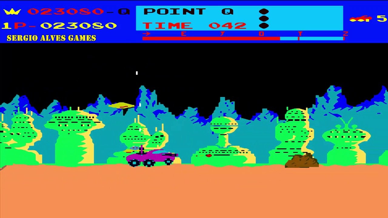 MOON PATROL - GAMEPLAY (ARCADE)