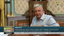 AMLO: México tiene la capacidad de afrontar la pandemia de COVID-19