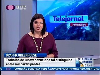 Graffix Greenhouse - Trabalho de lusovenezuelano da Madeira foi distinguido entre mil participantes