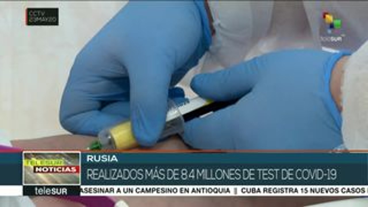 Rusia: más de 8.4 millones de pruebas de COVID-19 han sido aplicadas