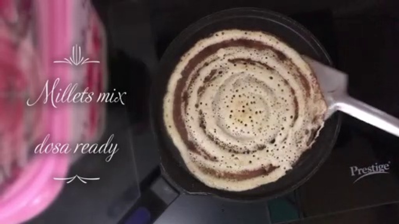 Masala Dosa Mix using Millets, Oats & Barley | Rolled Oats & Barley in dosa | Dosa fermentation DYIMillets Masala Dosa Mix | Rolled Oats & Barley in dosa | Dosa fermentation DYI  Using millets in right proportion while making dosa batter taste the dosa in