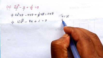 Class-10 // Quadratic Equation // Ex-4.2 // Question No- 1 (iv),(v)