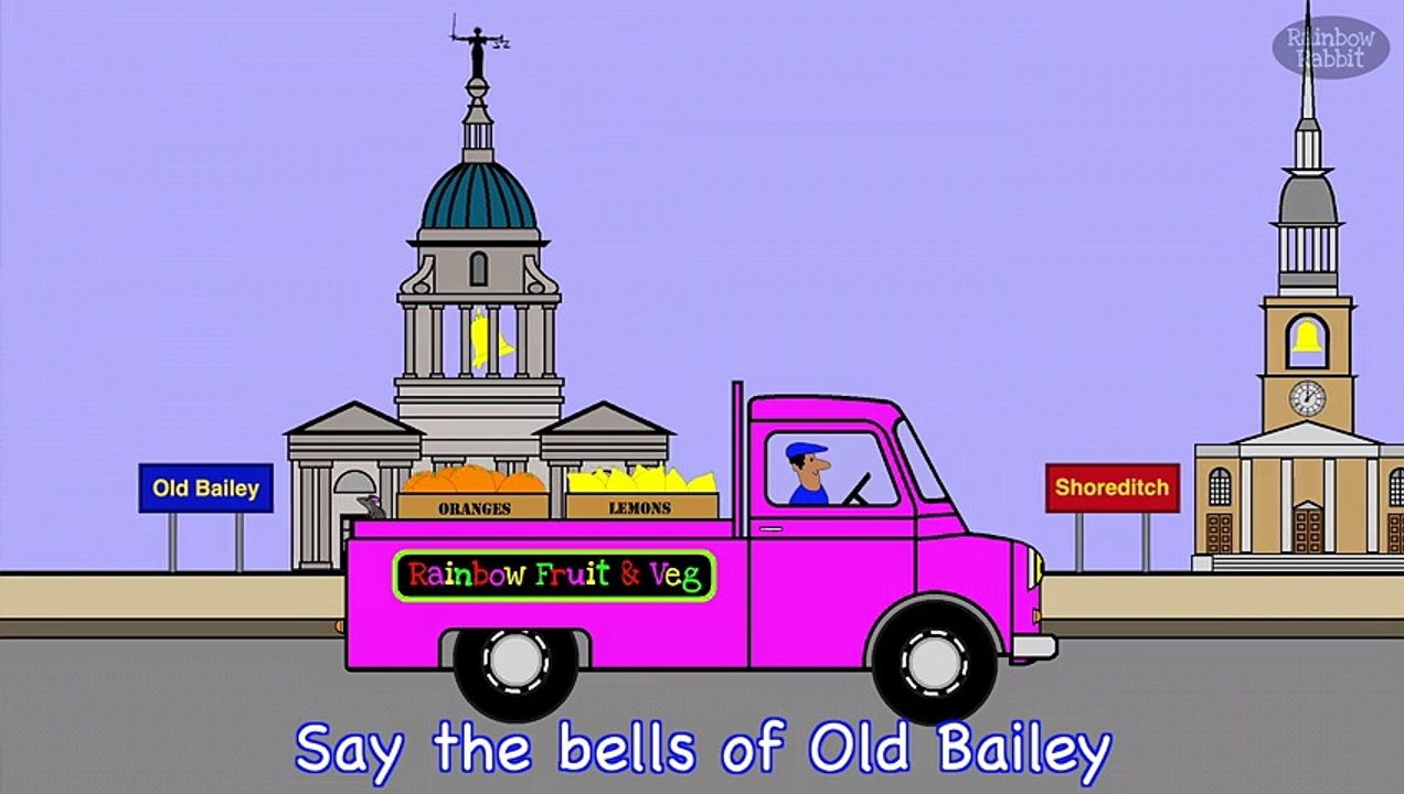 Oranges and Lemons | NURSERY RHYME | RainbowRabbit | (Official Video)