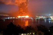 'Fire everywhere'_ More than 130 firefighters battle Pier 45 blaze in San Francisco's Fisherman's