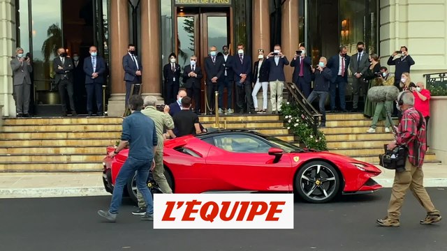 Les coulisses du tournage du film «Le grand rendez-vous» de Claude Lelouch - F1 - Leclerc