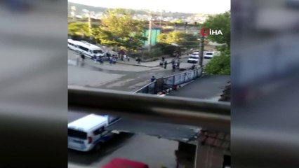 Aracın çarptığı motosiklet sürücüsü ağır yaralandı