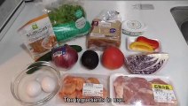 Low carb sandwiches(Shrimp avocado＆Teriyaki chicken eggs)