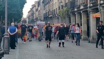 Manifestación en contra del Gobierno en Alcalá de Henares