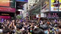 Протесты в Гонконге: тысячи участников, десятки задержанных