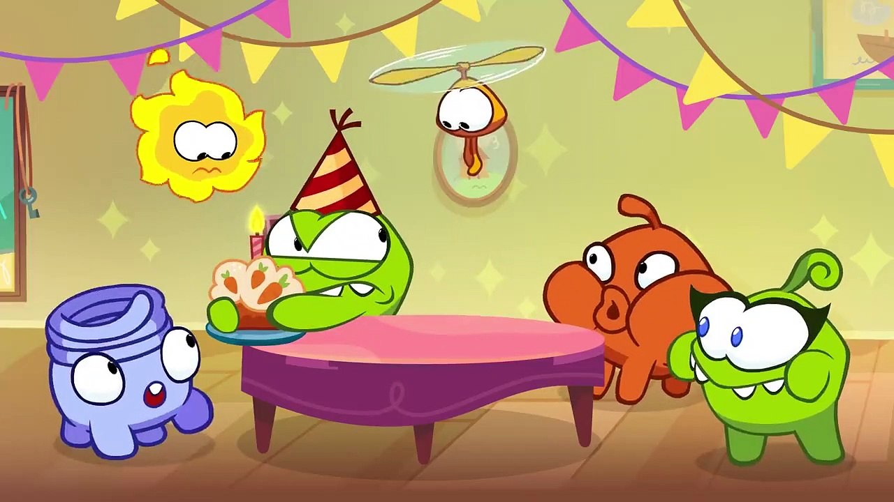 Om Nom Stories - Poisonous Clouds! - Cut The Rope - Funny Cartoons for Kids & Babies