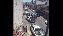 Ataque armado a policias en el Centro Historico de Guadalupe, Zacatecas
