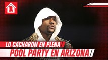 Floyd Mayweather fue captado en pool party y centro nocturno en Arizona