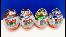Star Wars KINDER SURPRISE Chocolate Egg Surprise Toy Opening-