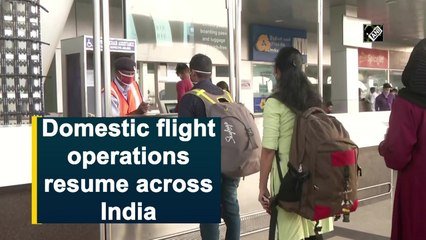 Domestic flight operations resume across India