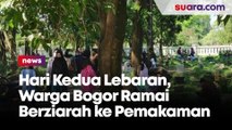 Hari Kedua Lebaran, Warga Bogor Ramai Berziarah ke Pemakaman