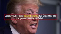 Coronavirus : Trump interdit l'entrée aux États-Unis des voyageurs venant du Brésil