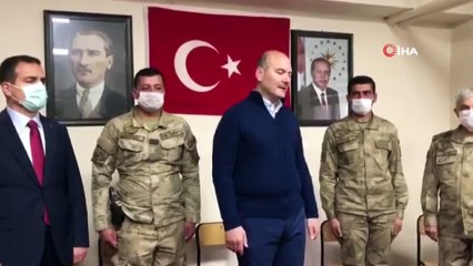 Bakan Soylu, Hakkari Üs Bölgelerinde Asker Ve Polislerle Bayramlaştı