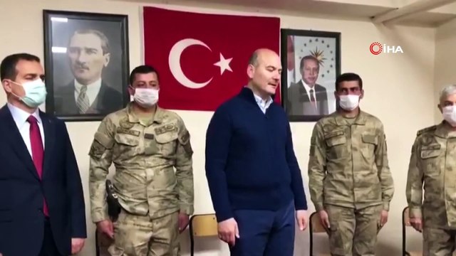Bakan Soylu, Hakkari Üs Bölgelerinde Asker Ve Polislerle Bayramlaştı