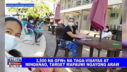 3,500 na OFWs na taga-Visayas at Mindanao, target mapauwi ngayong araw