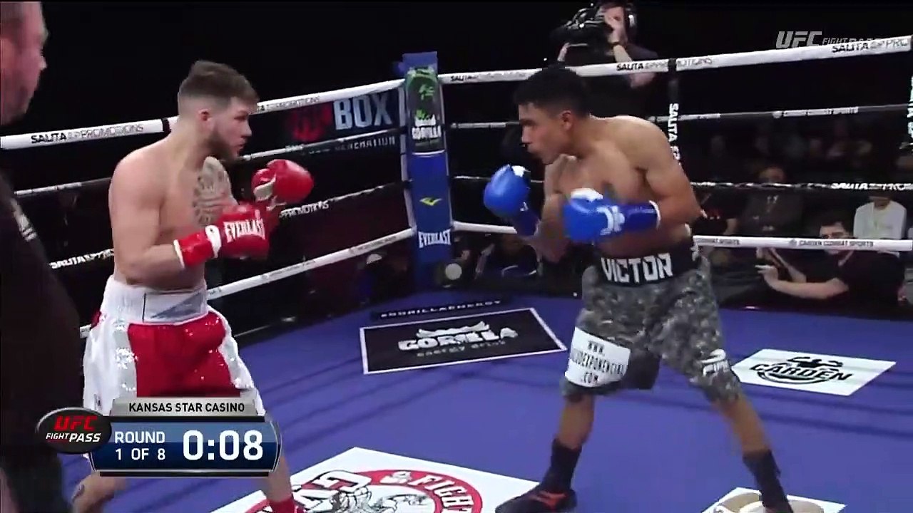 Nico Hernandez vs Victor Trejo Garcia Full Fight    15-02-2019