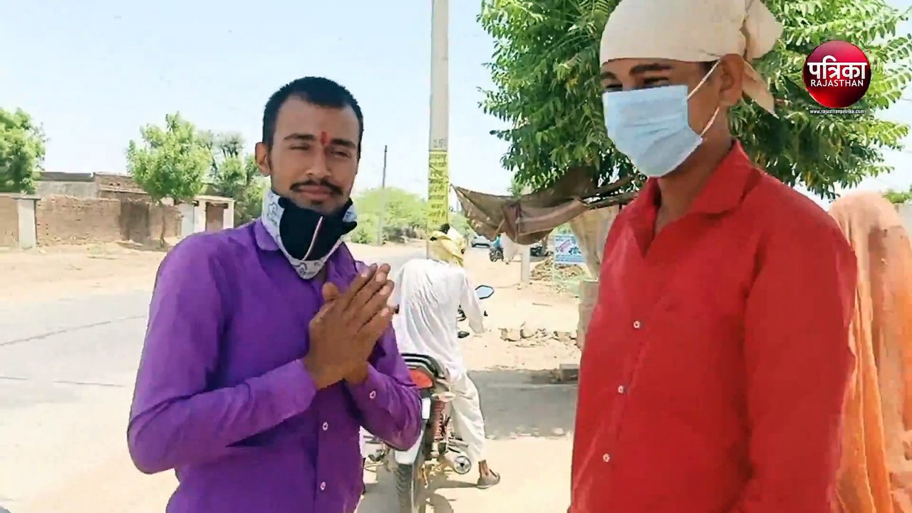 VIDEO : मुस्लिम भाइयों ने पाली में सादगी से मनाई ईद