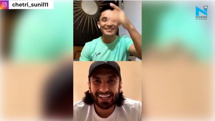 Ranveer Singh & Sunil Chhetri  prove they're just regular 90s kids