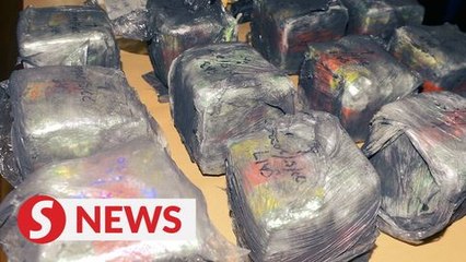 下载视频: Johor police bust drug smuggling syndicate using modified boats