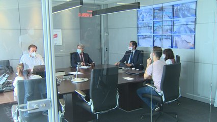 Aguado y Garrido visitan el CITRAM en el inicio de la fase 1