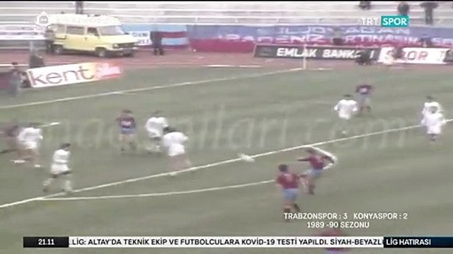 Trabzonspor 3-2 Konyaspor [HD] 11.03.1990 - 1989-1990 Turkish 1st League Matchday 24 + Post-Match Comments