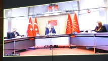 Partiler arası bayramlaşma video konferans yoluyla gerçekleşti