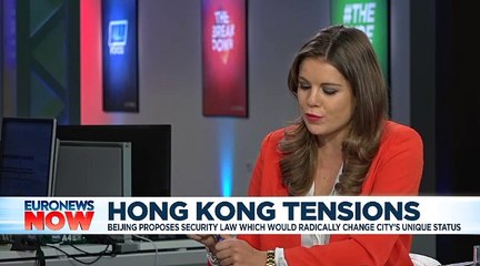 Protesters in Hong Kong rally against proposed controversial security law