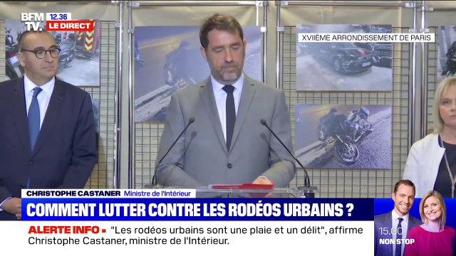 Christophe Castaner: Les interventions pour des faits de rodéos urbains ont augmenté de 15% pendant le confinement