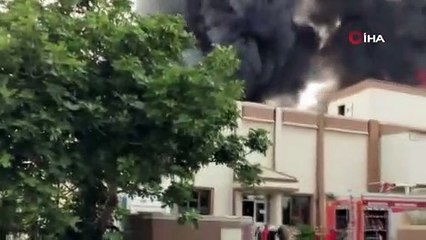 İplik fabrikasında korkutan yangın