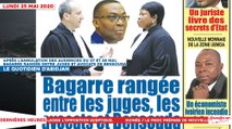 Le Titrologue du 25 mai 2020 : Après l’annulation des audiences du 27 et 28 mai,  bagarre rangée entre les juges et les avocats de Bensouda