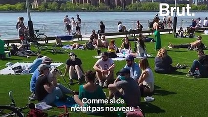 À New York, la distanciation sociale prise très au sérieux dans les parcs