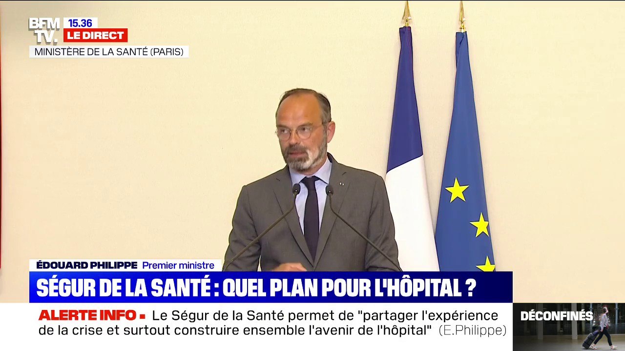 Ségur de la Santé : selon Édouard Philippe "la crise n'exige pas de changer de cap mais de changer de rythme"