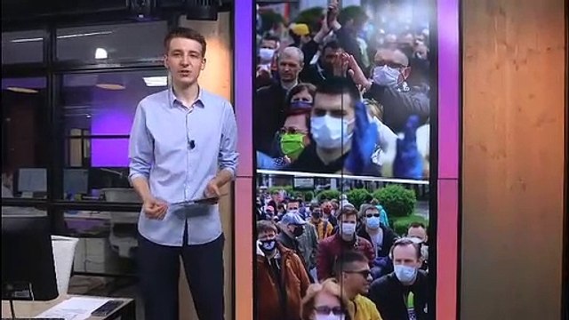 Belarus: Hundreds protest in Minsk against President Lukashenko