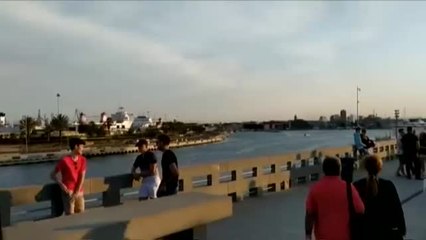 Descontrol en la Marina de Valencia