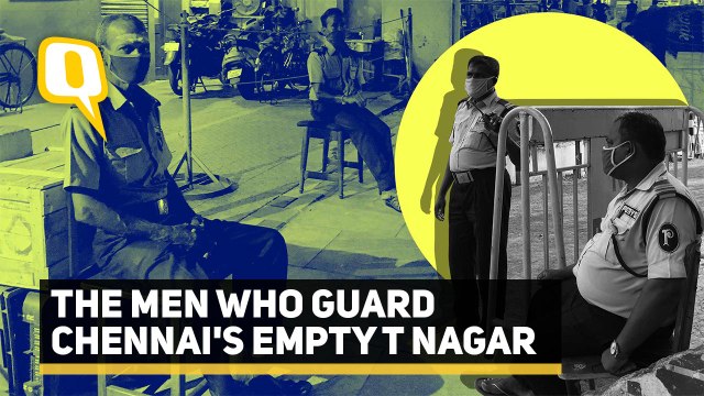 Meet the Men Who Stand Guard in Chennai’s T Nagar During Lockdown