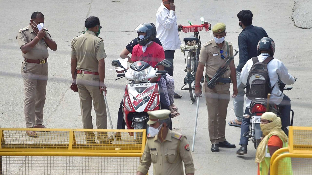 100 News: Haryana completely sealed its borders...