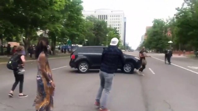 Watch Video !! Driver Appears to Deliberately Plow Into Denver Demonstrators | BIAS Media News