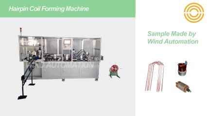 Starter Armature Automatic Hairpin Coil Forming Machine