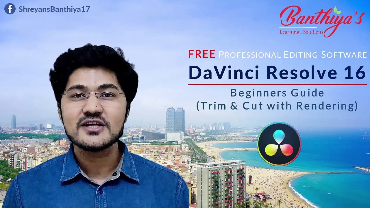 वीडियो एडिट कैसे करे? | Profession Video Editing (Trim & Cut) | Free - Davinci Resolve 16 | Hindi