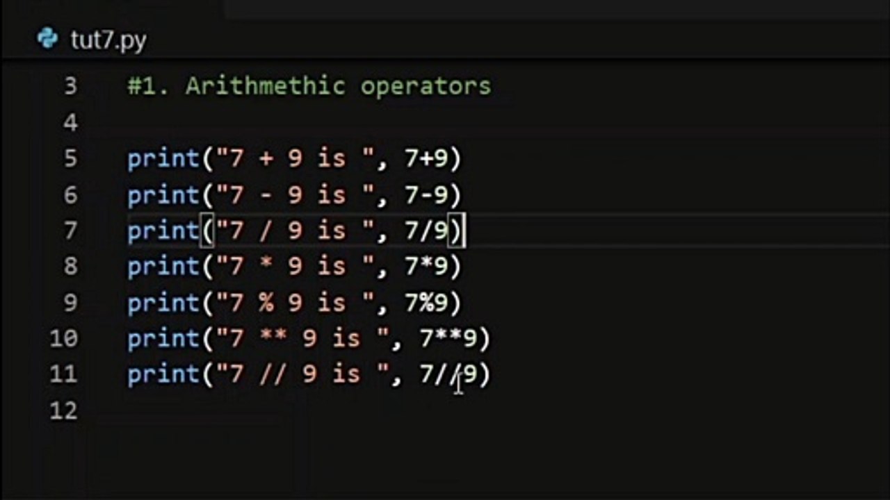 How  to Use Python Operators  for beginners  in Urdu _ Hindi Part 7