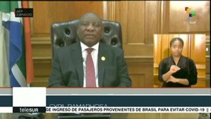 Pdte. sudafricano flexibiliza cuarentena para reactivar la economía