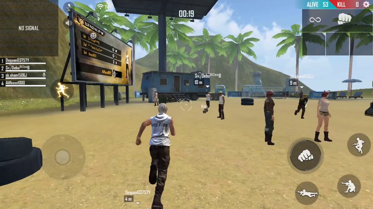 Super Gameplay-Garena Free Fire Clash of Squad Games Kills of 20 Power Man Attacked