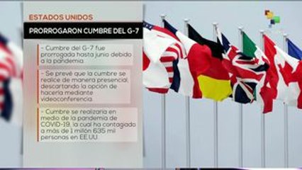 Por la pandemia EE.UU. pospone cumbre del G-7 para julio