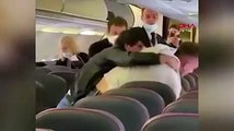 Rusya'da yolcu uçağında 'sosyal mesafe' kavgası