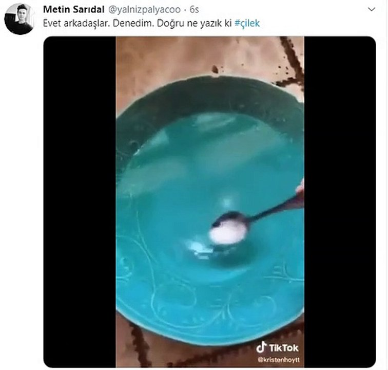 Tuzlu su ve Çilek Testi